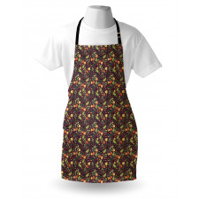 Leaves Acorns and Berries Apron