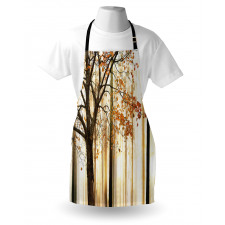 Tree in Abstract Woods Apron