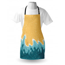 Grange Waves Stars Apron