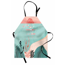 Abstract Underwater Apron