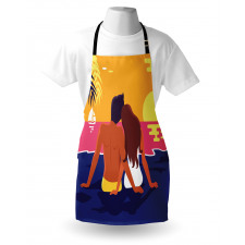 Romantic Couple Coast Apron