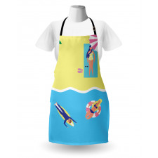 Summer Holiday People Apron