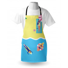 Summer Holiday People Apron