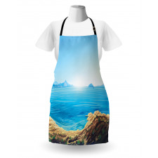 Seascape Cartoon Apron