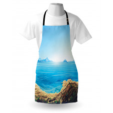 Seascape Cartoon Apron