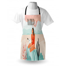 Wild Child Girl Rock Apron