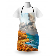 Digital Painting Sea Apron