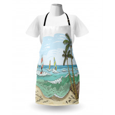 Windsurfing Sketch Apron