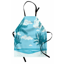 Sand and Palm Trees Apron