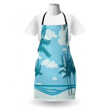 Sand and Palm Trees Apron