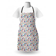 Seashells Starfishes Art Apron