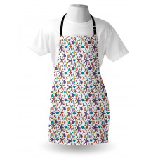 Seashells Starfishes Art Apron