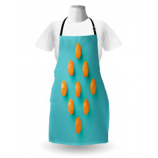 Modern Tangerine Art Apron