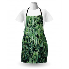 Macro Blooming Leaves Apron