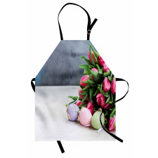 Tulips Easter Eggs Apron