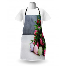 Tulips Easter Eggs Apron