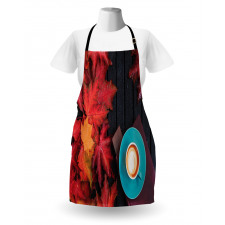 Coffee Fall Leaves Apron