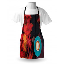 Coffee Fall Leaves Apron