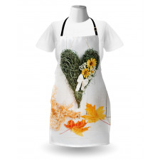 Dried Botany Heart Apron