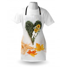 Dried Botany Heart Apron