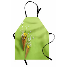 Flowers in Cones Apron