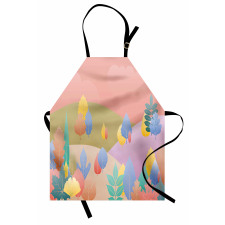 Pastel Fall Leaves Apron