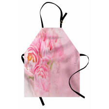 Grungy Tilt Flowers Apron