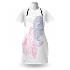 Romantic Lavender Art Apron