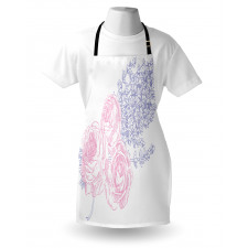 Romantic Lavender Art Apron