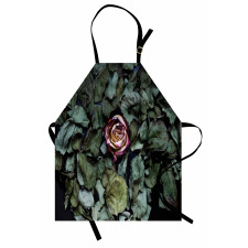 Rose Flower Dry Leaves Apron