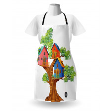 Cartoon Cottages Apron