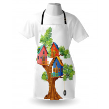 Cartoon Cottages Apron