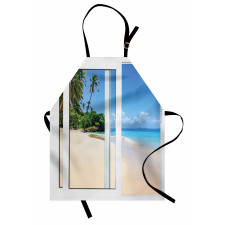 Island Scenery Traveling Apron