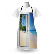 Island Scenery Traveling Apron