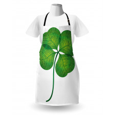 Detailed 4 Leaf Shamrock Apron