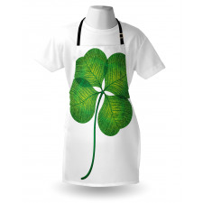 Detailed 4 Leaf Shamrock Apron