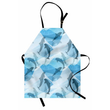 Underwater Fish Pattern Apron