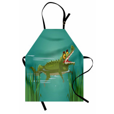 Cartoon in a Lake Apron