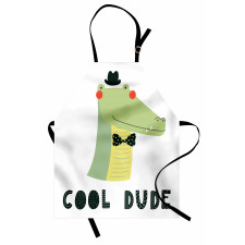 Cool Dude Funny Character Apron