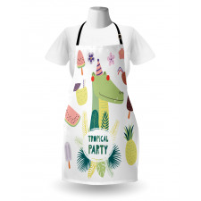 Tropical Party Ice Cream Apron