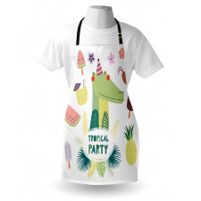 Tropical Party Ice Cream Apron