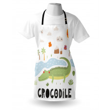 Calligraphy Outdoor Scene Apron