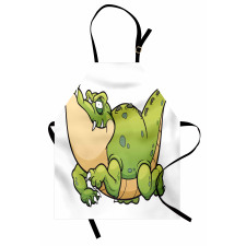 Beefy Alligator Pattern Apron