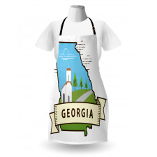 Digital Geometric Map Scene Apron