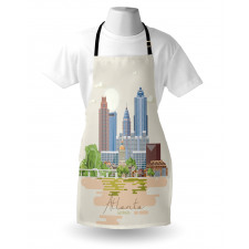 Graphics of City Silhouette Apron