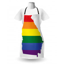 Colorful Stripes Gay Pride Apron