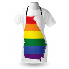 Colorful Stripes Gay Pride Apron