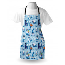 Cartoon Friendly Seal Apron