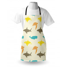 Whale Shark and Turtle Apron