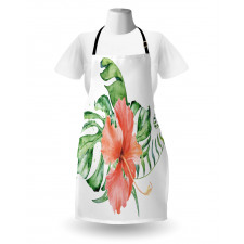 Lush Exotic Single Flower Apron